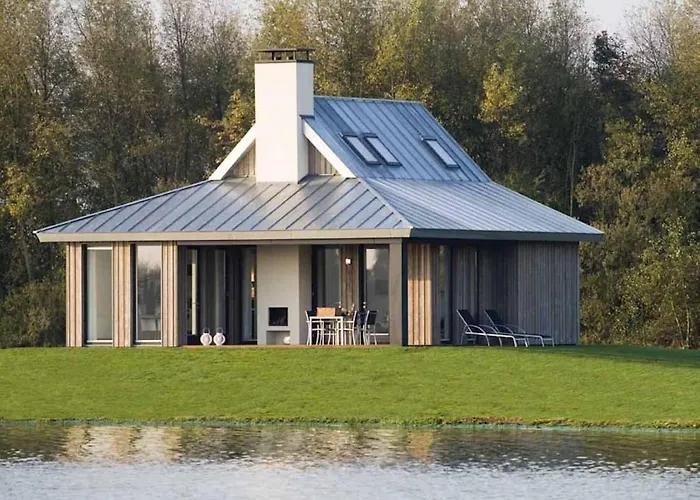 Modern Lodge On The Water In A National Park